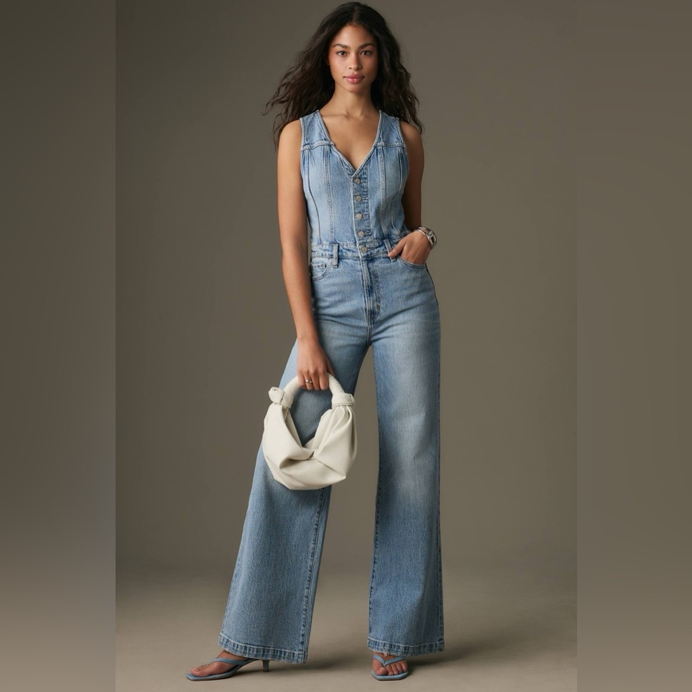 Pistola Blue Denim Women Jeans Overalls